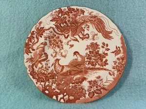 Royal Crown Derby "Red Aves" 1936-1997 Discontinued Lunch/Salatteller - Bild 1 von 3