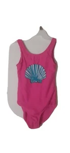 Summer  Kids Girls Swimsuit  one piece  size 12  Pink color COMFORTABLE  - Picture 1 of 4