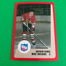 1988-89 ProCards Hockey - Mike Rucinski - Saginaw Hawks IHL (NM)