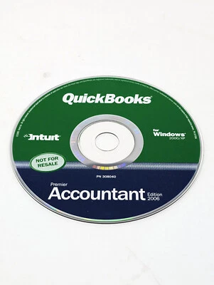 QuickBooks Accountant 2006 Edition for Windows 2000/XP Disc Only No Key - Image 1 of 2