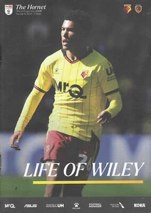 Watford v Hull City. Championship. 2024-2025 PLUS TEAMSHEET - Picture 1 of 3