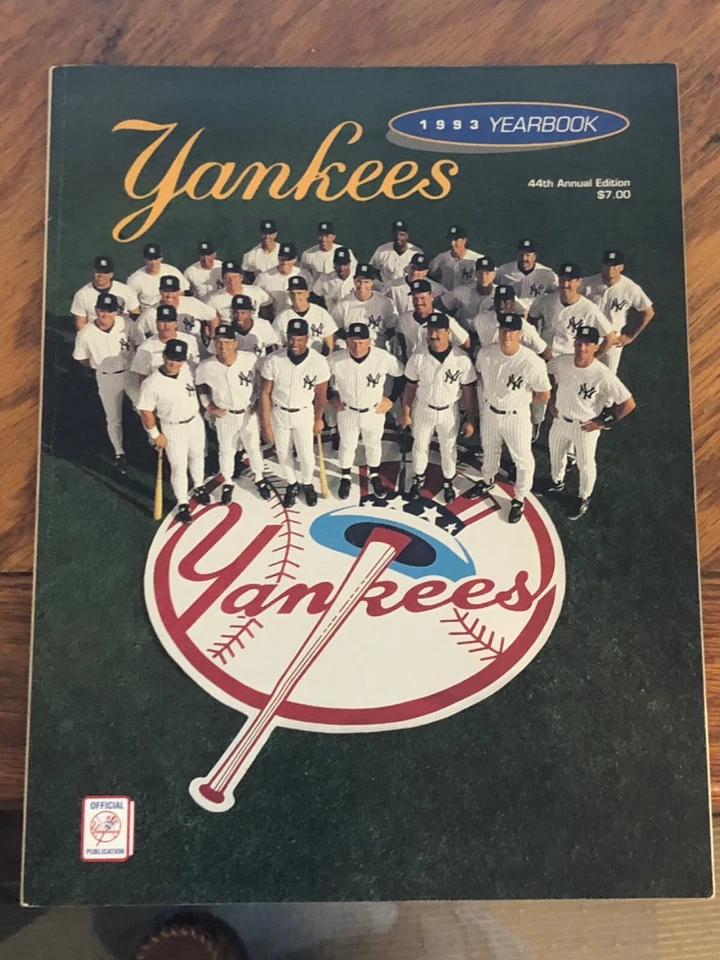 1993 New York Yankees Yearbook.  Includes Derek Jeter and Mariano Rivera - Image 1 of 1