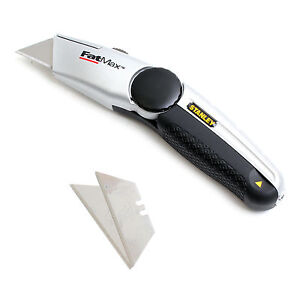Stanley 10-777 Utility Knife FatMax Locking Retractable 3 Blades