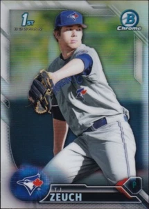 2016 Bowman Draft Chrome Refractor #BDC-69 - T.J. Zeuch Rookie - Picture 1 of 2