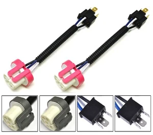 Conversion Wire 9003 HB2 H4 TO 9004 HB1 Two Harness Head Light Adapter Plug Play - Picture 1 of 4