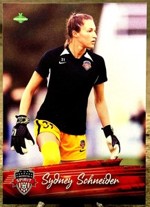 2021 PARKSIDE NWSL SOCCER SERIES 2 #290 SYDNEY SCHNEIDER SPIRIT FOIL SP VARIANT