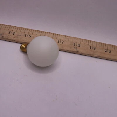 Satco Light Bulb Pear Candelabra Base 10-Watt G12.5 120V White S3830  - Image 1 of 4