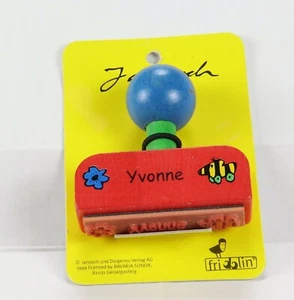 Stempel Namensstempel Blume+Tigerente Mädchenname Yvonne - Bild 1 von 1