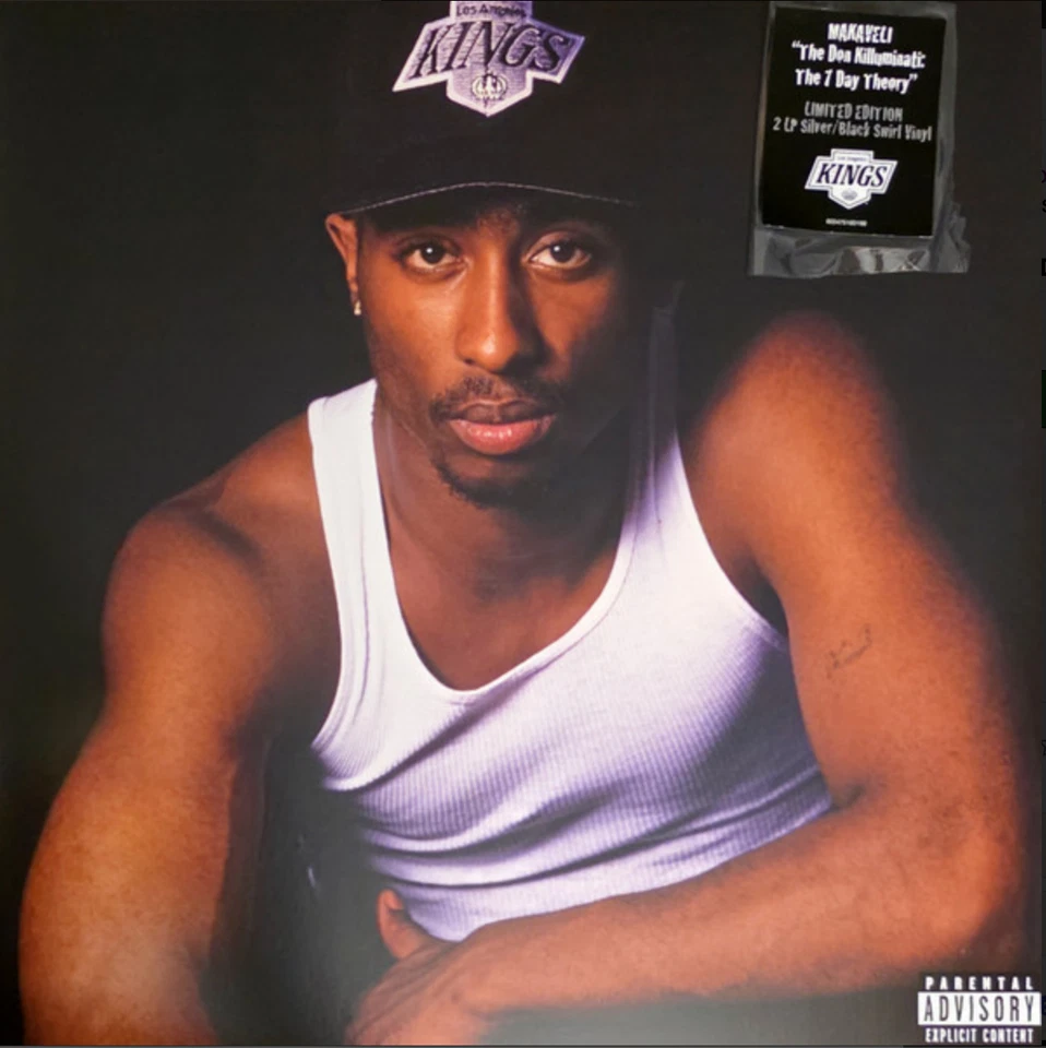 Killuminati The 7 Day Theory Vinyl Makaveli Silver & Black Swirl Record 2LP