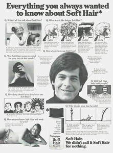 !972 BRYLCREAM Men's Hair Spray PRINT AD 1970's style fashion barber - Picture 1 of 1