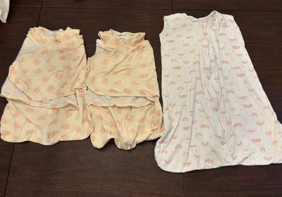 Halo Lote 3: Saco de Dormir Envoltura Rosa Recién Nacido 0-3 y Manta Usable Talla M Arco Iris Foto 1 de 4