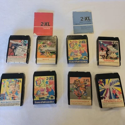 2-XL Robot Vintage 8-Track Tape lot of 8 tapes Mego Corp Interactive Audio - Image 1 of 4