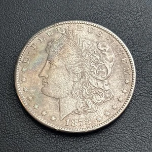 1878-S San Francisco Mint Silver Morgan Dollar Rainbow Toning - Picture 1 of 6