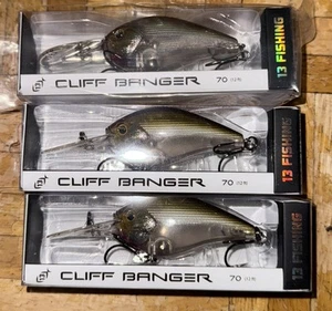 13 Fishing Cliff Banger Crankbait 2 3/4 inch Bass Hard Bait Olive Crush - Picture 1 of 2
