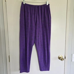 Earthquake Purple Lounge Pants Women's M Sun AOP - Picture 1 of 14