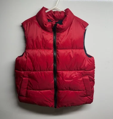 Chaleco acolchado Old Navy - Talla juvenil - 5 - Rojo - Forrado de lana + Bolsillos - Envío rápido Foto 1 de 3