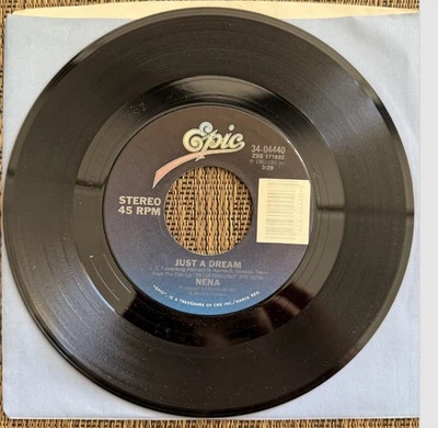 Nena - Just A Dream / Rette Mich - Epic 34-04440 M Foto 1 de 2