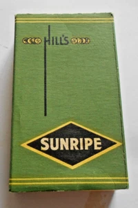 PAQUETE DE 10 CIGARRILLOS HILL'S SUNRIPE DE COLECCIÓN HECHOS EN REINO UNIDO VACÍOS RAROS - Imagen 1 de 2