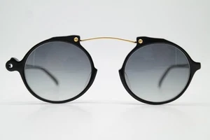 Vintage Sonnenbrille OPTICAL AFFAIRS CHRISTIAN ROTH 7001 Schwarz Gold Oval - Picture 1 of 6