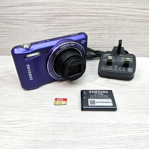 Samsung WB36F 16.2MP Digital Camera - Purple 16GB SD (Tested/Working) - Picture 1 of 21