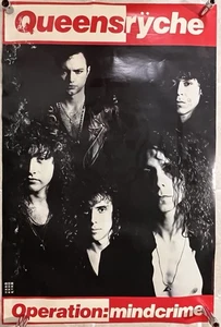 Queensryche Operation: Mindcrime EMI Werbeplakat 1988 - Bild 1 von 10