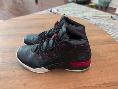 Nike Air Jordan 17 XVII Retro Bulls Bred Negro Rojo 832816-001 Hombres Talla 10.5 Raro Foto 1 de 4