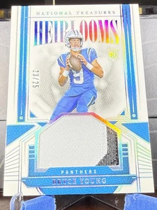 2023 Bryce Young Panini National Treasure Silver Heirlooms Patch RC #HEI-BYO /25 - Picture 1 of 2
