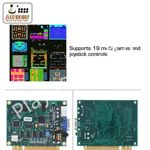 Arcade JAMMA Video Game PCB 19 in 1 Horizontal Multicade Arcade Multigame Board - Picture 1 of 9