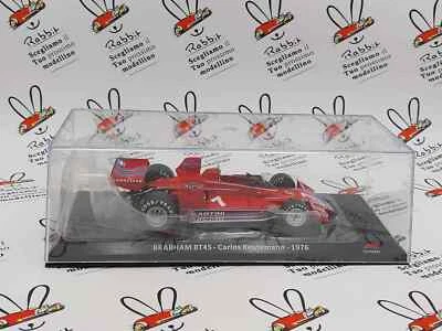 DIE CAST 1/24 " BRABHAM BT45 - CARLOS REUTEMANN - 1976 " AUTO DA CORSA - Immagine 1 di 2