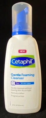 Cetaphil мягкое пенящееся очищающее средство для лица для всех типов кожи. 8 унций - Изображение 1 из 4