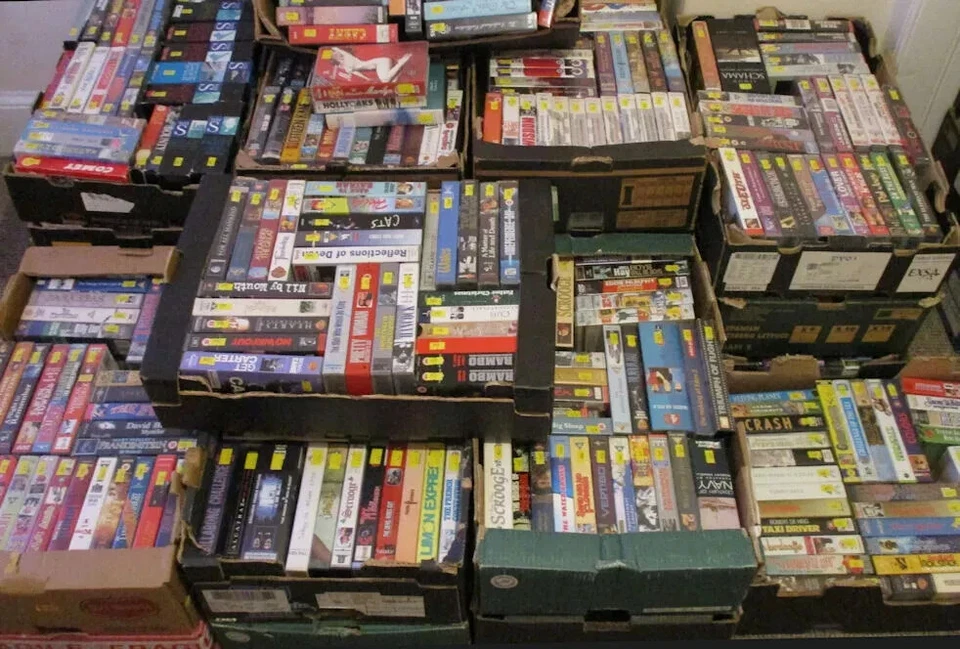 VHS Video Tape Bundle Job Lot - 30 Random VHS TAPES from the Charities - Image 1 of 1