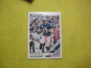 EAGLES CARSON WENTZ 2019 DONRUSS NFL FOOTBALL CARD #202      SHIPPING COMBINED