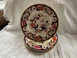 Mason's Blue Mandalay - 6 x 10.5" Dinner Plates REDUCED - Picture 1 of 4