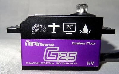 Servo for RC Car Steering Low Profile All Metal Digital, 25kg, 0.07s, UK SELLER - Image 1 of 4