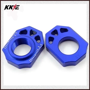 KKE CNC Axle Blocks Chain Adjusters For KTM SX SXF XC XCF125-450 25MM 2013-2017 - Picture 1 of 12