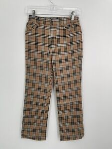 Burberry Check Pants for Women for sale | eBay