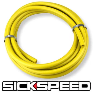 2 METERS YELLOW SILICONE HOSE FOR HIGH TEMP VACUUM ENGINE BAY DRESS UP 12MM P2 - Picture 1 of 1