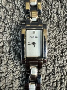Womens Silver Tone Fossil Watch Stainless Steel PR5261 Mercy Hospital 2007 - Picture 1 of 4