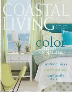 COASTAL LIVING MAGAZINE MARCH 2004 *MAINE'S BOLD COAST/COLOR FRESH AS SPRING* - Picture 1 of 1