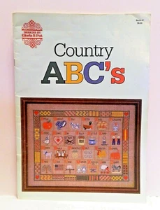 Country ABC's Counted Cross Stitch Patterns by Gloria & Pat Book 47 1986 - Picture 1 of 5