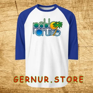 Pablo Cruise Hombre Azul Raglán Talla S-2XL - Imagen 1 de 1