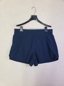 Avia Women Short Extra Large Blue Poly Blend Drawstring Running Activewear - Picture 1 of 18