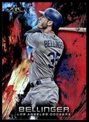 2018 Topps FIRE Cody Bellinger Los Angeles Dodgers #114 R101 - Image 1 of 2
