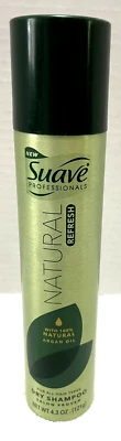Champú seco refrescante natural SUAVE PROFESSIONALS aceite de argán para cabello probado para salón Foto 1 de 4