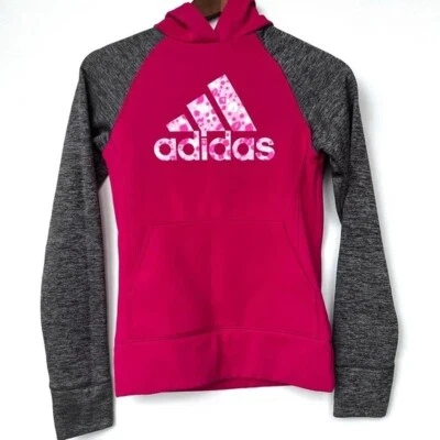 Sudadera con Capucha Adidas Niñas Rosa Ultimate Fleece con Logo Estampado de Leopardo Talla L (14) Foto 1 de 4
