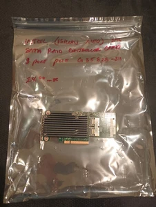 Intel SAS SATA Raid Controller Card 8 Port PCIe G35828-311 Isilon x410 Pull - Picture 1 of 4