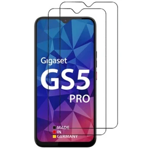 2x Safety Glass Screen Protector Premium 9H Real Glass for Gigaset GS5 Pro - Zdjęcie 1 z 6