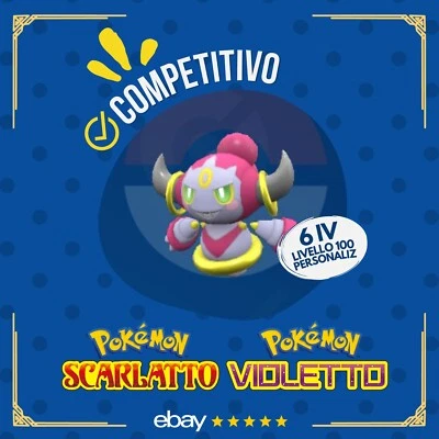 Hoopa Non Shiny Vincolato 6 IV Competitivo Custom Pokémon Scarlatto Violetto 🟠 - Immagine 1 di 4