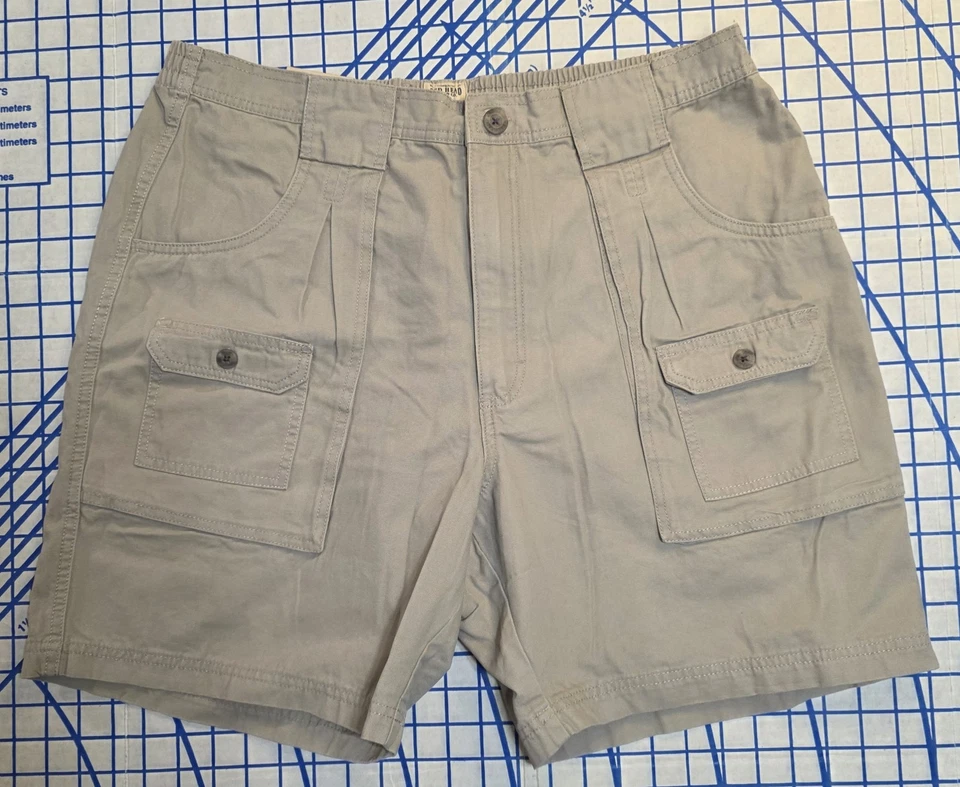 Red Head Shorts Cargo Size 38 Tan Stretch Back New With Tags - Image 1 of 4