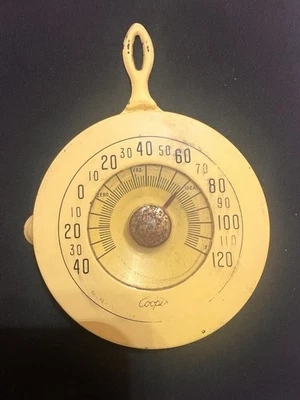 Мини сковорода термометр стены винтажный Cooper Co. Pequabuck, Conn. 1950-х металл - Изображение 1 из 3